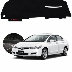Honda Civic Reborn 2006-2012 Velvet Black Dashboard Mat