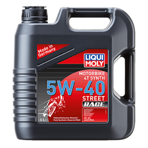 Liqui Moly Motorbike 4T Synth 5W-40 Street Race (4L) – Professional Racing-Grade Fully Synthetic Oil
