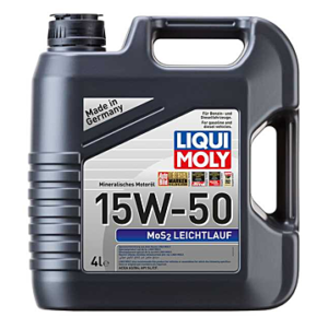 LIQUI MOLY MoS2 Leichtlauf 15W-50 – High-Performance Mineral Oil (4L)