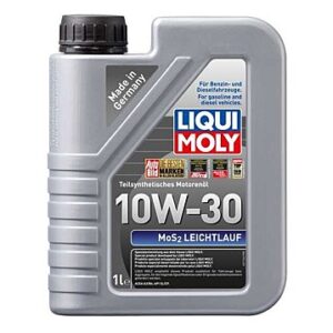 LIQUI MOLY MoS2 Leichtlauf 10W-30 – Semi-Synthetic Engine Oil (1L)