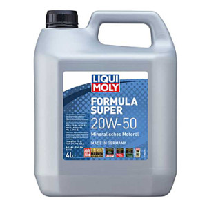 Liqui Moly Formula Super 20W-50 (4L) – Heavy-Duty Mineral Motor Oil for Total Engine Protection