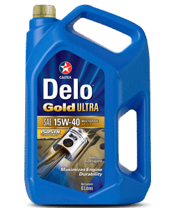 Caltex Delo Gold Ultra SAE 15W-40 with ISOSYN Technology (6 Litre)